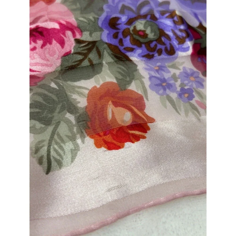 Vintage YSL Yves Saint Laurent Silk Square Scarf 33